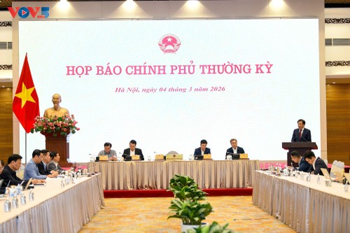 Họp báo Chính phủ thường kỳ: Hiện không có chủ trương tiếp tục sáp nhập cấp tỉnh và cấp xã - ảnh 1