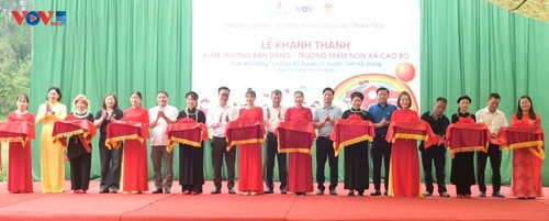 VOV khánh thành điểm trường Bản Dâng, huyện Vị Xuyên, tỉnh Hà Giang - ảnh 2