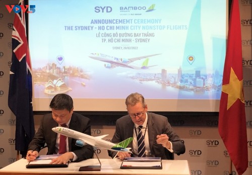 Bamboo Airways oficializa la apertura de vuelos directos Ciudad Ho Chi Minh-Sídney - ảnh 1