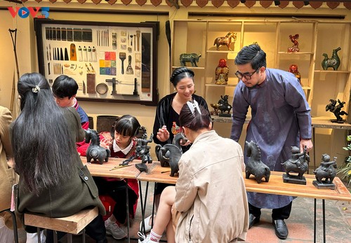 Difunden la artesanía de la laca en el Casco Antiguo de Hanói - ảnh 1