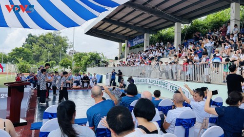 Rayonnement festif des JO de Paris au LFAY: Une journée d'Olympisme et de Paralympisme à Hanoi - ảnh 3