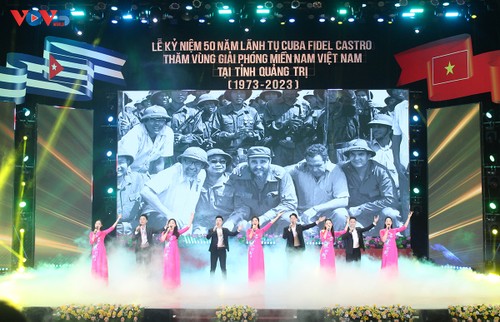 Lễ kỷ niệm 50 năm Chủ tịch Fidel Castro đến thăm vùng giải phóng miền Nam Việt Nam - ảnh 1