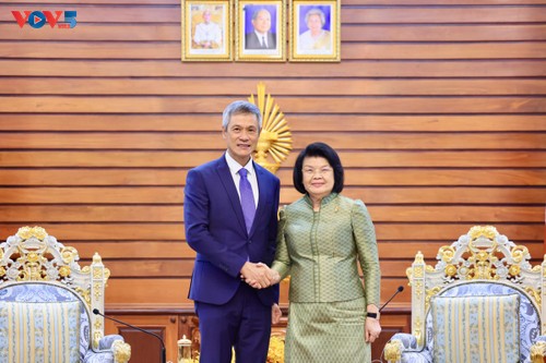 Campuchia luôn coi trọng quan hệ hữu nghị truyền thống với Việt Nam - ảnh 1