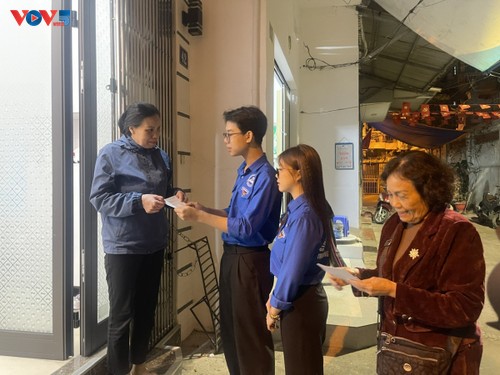 Tuổi trẻ Thủ đô tham gia hỗ trợ công tác bầu cử - ảnh 3