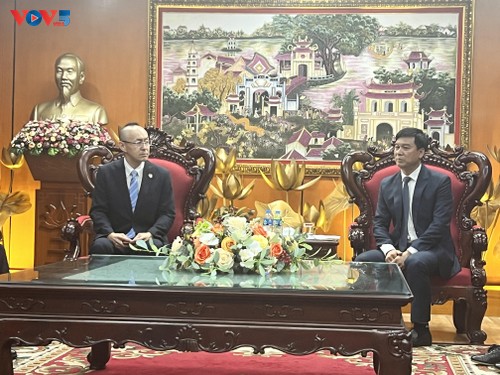 Phó Tổng Giám đốc Đài TNVN Ngô Minh Hiển tiếp Trưởng Đại diện JICA tại Việt Nam - ảnh 2