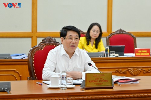 Chủ tịch nước làm việc với Ban Thường vụ Tỉnh uỷ Cà Mau, Hưng Yên - ảnh 2