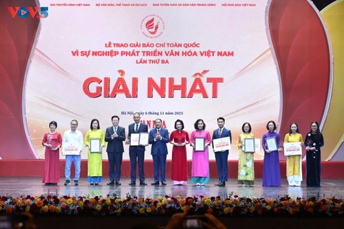 Đài Tiếng nói Việt Nam giành 6 giải tại Giải Báo chí vì sự nghiệp phát triển Văn hóa Việt Nam - ảnh 1
