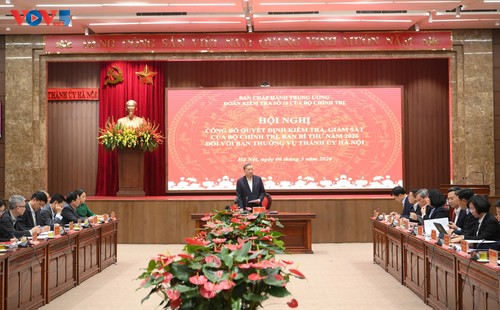Tổng Bí thư Tô Lâm dự Hội nghị công bố quyết định kiểm tra, giám sát tại Đảng bộ thành phố Hà Nội - ảnh 2