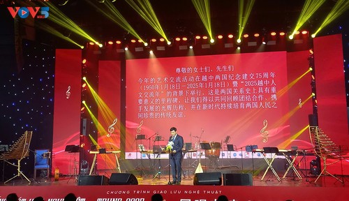 Chương trình giao lưu nghệ thuật “Tiếng hát hữu nghị Việt – Trung 2025” - ảnh 1
