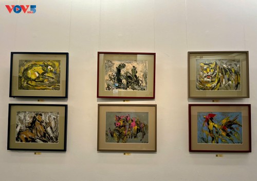 Triển lãm “Không gian mới“: Họa sĩ Nguyễn Minh Sơn đưa chất liệu mới vào tranh phong cảnh Việt Nam - ảnh 4