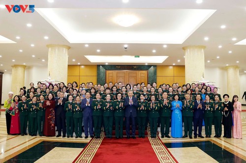 Phụ nữ quân đội phát huy truyền thống “Yêu nước, đoàn kết, sáng tạo, trung hậu, đảm đang” - ảnh 1