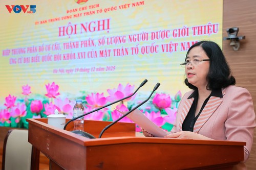 Hội nghị hiệp thương phân bổ cơ cấu, thành phần người được giới thiệu ứng cử đại biểu Quốc hội khóa XVI - ảnh 2