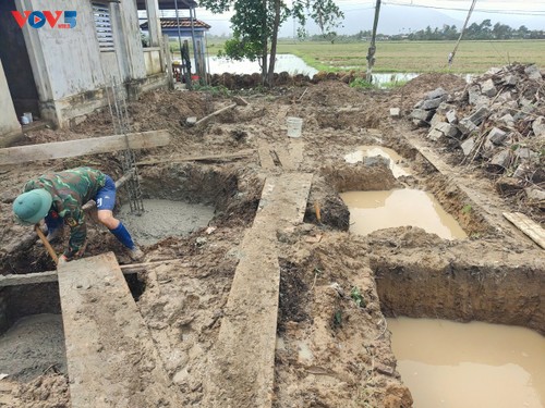 “Chiến dịch Quang Trung” giữa lòng Hòa Thịnh: Khi bộ đội Đặc công dựng lại nhà mới sau cơn lũ dữ - ảnh 3