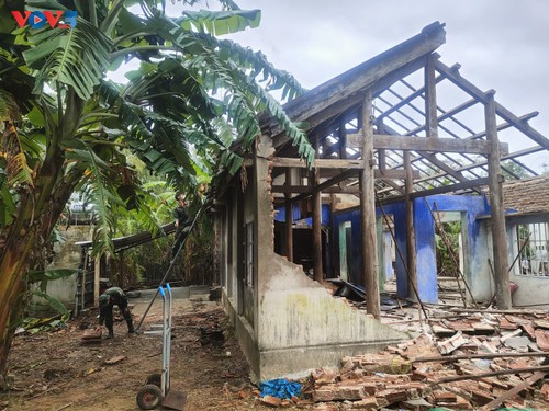 “Chiến dịch Quang Trung” giữa lòng Hòa Thịnh: Khi bộ đội Đặc công dựng lại nhà mới sau cơn lũ dữ - ảnh 1