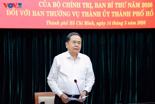 Chủ tịch Quốc hội chủ trì hội nghị công bố kiểm tra, giám sát với Ban Thường vụ Thành phố Hồ Chí Minh - ảnh 1