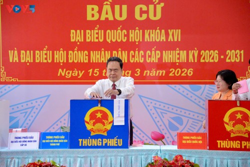 Hơn 78 triệu cử tri Việt Nam thực hiện quyền và nghĩa vụ công dân trong Ngày hội non sông - ảnh 3