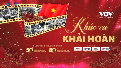 VOV's “The Song of Triumph” program marks 50th anniversary of national reunification - ảnh 1