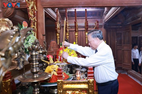 เลขาธิการใหญ่พรรค โตเลิม ลงพื้นที่จังหวัดเตวียนกวาง  - ảnh 1