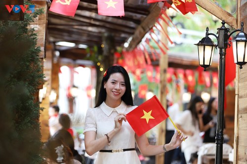 Hanoi turns colorful for National Day celebration - ảnh 1