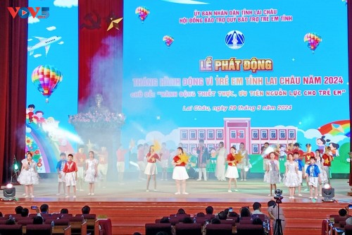 Localidades vietnamitas lanzan Mes de Acción por la Infancia 2024 - ảnh 1