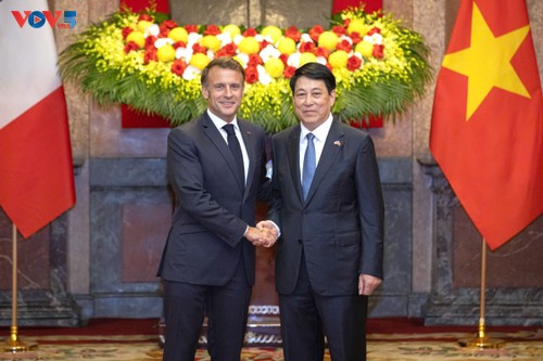 Vietnam y Francia emiten Declaración Conjunta en ocasión de la visita de Estado del presidente Emmanuel Macron - ảnh 1