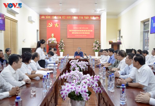 Líder del PCV inspecciona operación de sistema político en Dien Bien - ảnh 1