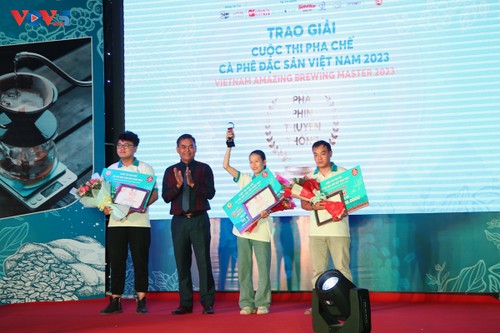 Buon Ma Thuot-Kaffeefestival: Wettbewerb zur Kaffeezubereitung - ảnh 1