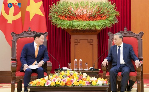 Tô Lâm reçoit le président du groupe sud-coréen SK - ảnh 1