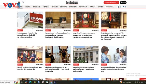 Les médias angolais saluent la visite du président vietnamien Luong Cuong - ảnh 1
