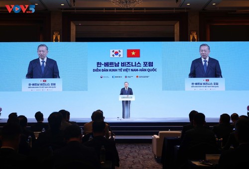 Vietnam – République de Corée: Tô Lâm souligne l’objectif de porter les échanges commerciaux à 150 milliards de dollars d’ici 2030 - ảnh 1