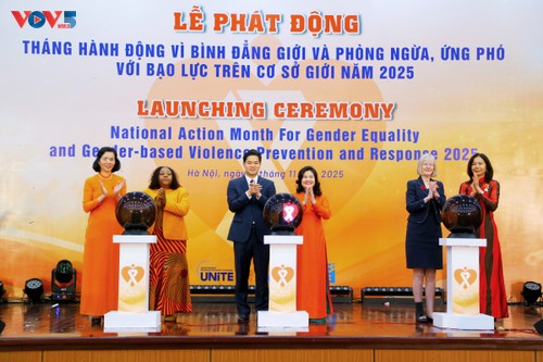 Lancement du Mois d’action pour l’égalité des genres et la prévention des violences fondées sur le genre 2025 - ảnh 1