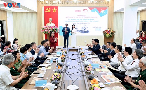Lễ giới thiệu đợt thông tin đặc biệt và Triển lãm tương tác kỷ niệm 50 năm Ngày Giải phóng miền Nam, thống nhất đất nước - ảnh 1