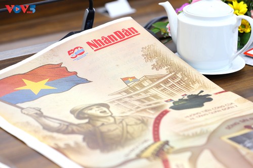 Lễ giới thiệu đợt thông tin đặc biệt và Triển lãm tương tác kỷ niệm 50 năm Ngày Giải phóng miền Nam, thống nhất đất nước - ảnh 4