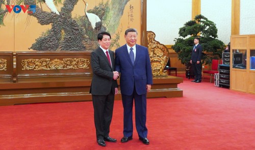 Luong Cuong rencontre Xi Xinping - ảnh 1