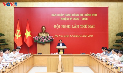 Pham Minh Chinh dirige la deuxième réunion du Comité du Parti du gouvernement - ảnh 1
