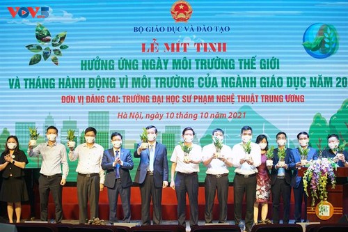 Ngành Giáo dục phát động Tháng hành động vì môi trường - ảnh 1