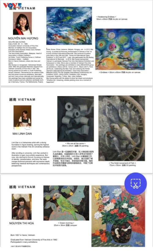 Đoàn họa sĩ Việt Nam tham gia triển lãm nghệ thuật tại Bắc Kinh (Trung Quốc) - ảnh 1