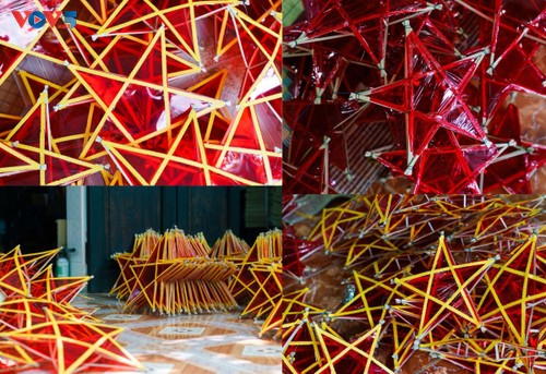 Làng cổ sản xuất đèn ông sao lớn nhất miền Bắc rộn ràng Tết Trung thu - ảnh 1