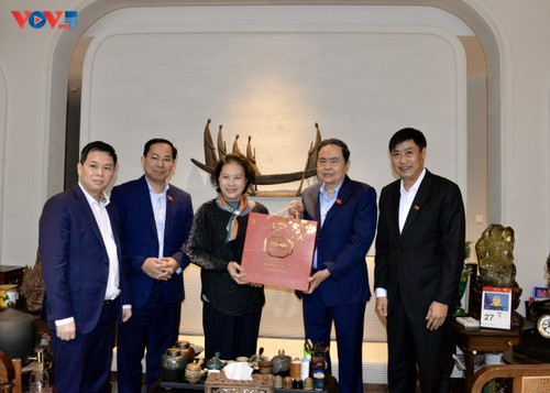 Chủ tịch Quốc hội Trần Thanh Mẫn tri ân nguyên lãnh đạo Đảng, Nhà nước - ảnh 2