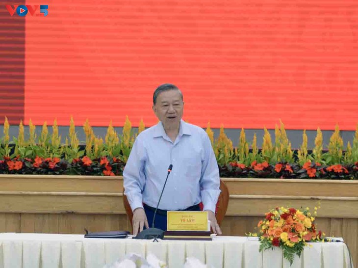 Fusión de Lam Dong, Binh Thuan y Dak Nong, una decisión estratégica de gran alcance, según líder del PCV - ảnh 2