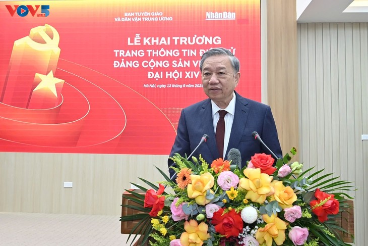 Vietnam lanza portal informativo sobre el XIV Congreso Nacional del Partido Comunista - ảnh 2