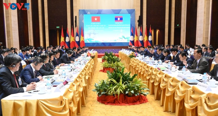 Celebran 47.ª Reunión del Comité Intergubernamental de Cooperación Vietnam-Laos - ảnh 1