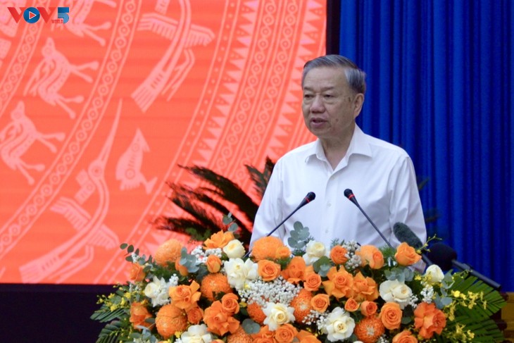 Tô Lâm appelle à faire de Gia Lai un pôle de croissance majeur du Centre - ảnh 1