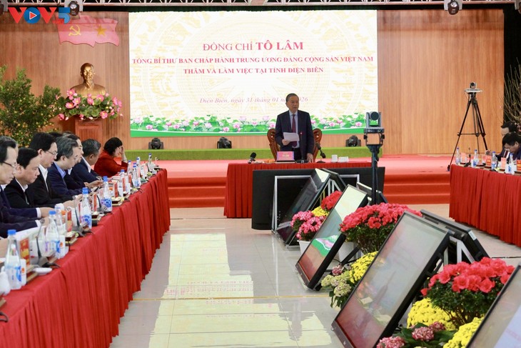 À Diên Biên, Tô Lâm appelle à faire de l’esprit de Diên Biên Phu un levier de développement - ảnh 1