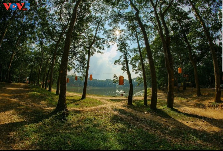 Entdeckung der Sehenswürdigkeiten von Teich Ba Om, Pagode Ang und Kulturmuseum der Khmer - ảnh 2