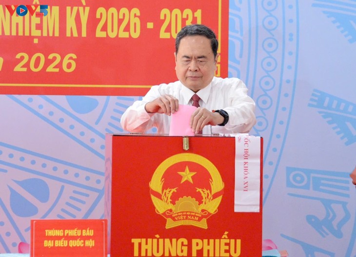 Parlamentspräsident Tran Thanh Man richtet eine Botschaft an die Wähler im ganzen Land - ảnh 2