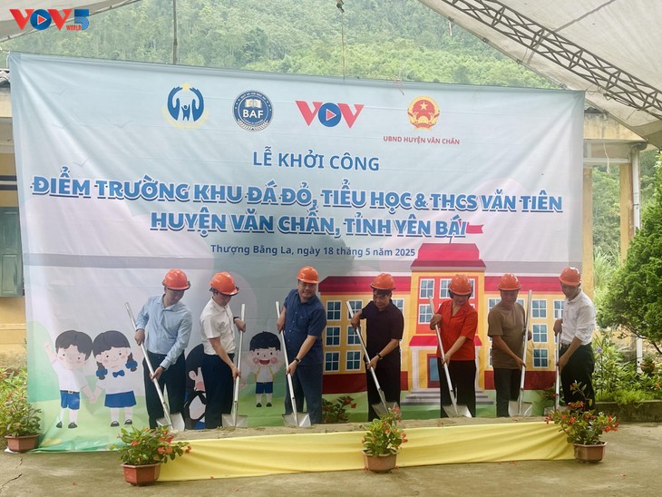 VOV, 베트남 산악 지방에  분교 신축 지원…고산지대 어린이 통학거리 단축 기대 - ảnh 1