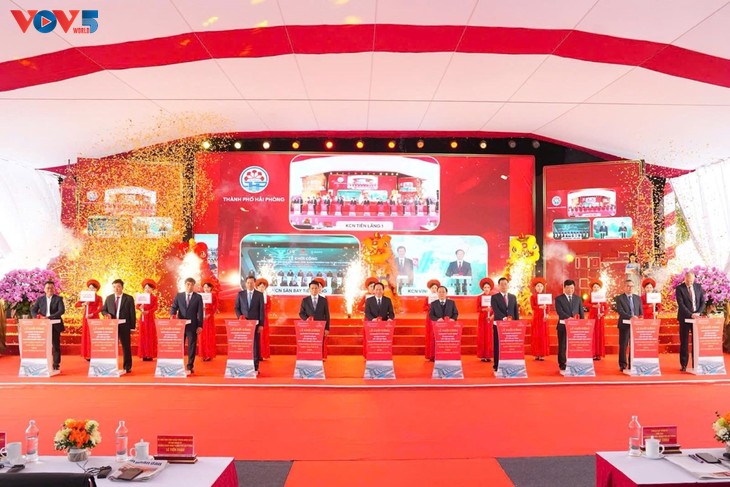 하이퐁, 총 투자액 7억 2,200만 달러 규모의 3개 산업단지 일제히 착공 - ảnh 1