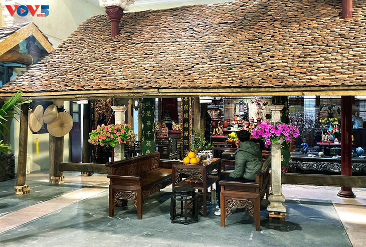 Ruang Tet dan Pasar Tet Vietnam Utara Direkonstruksi di Kawasan Kota Tua Hanoi - ảnh 1