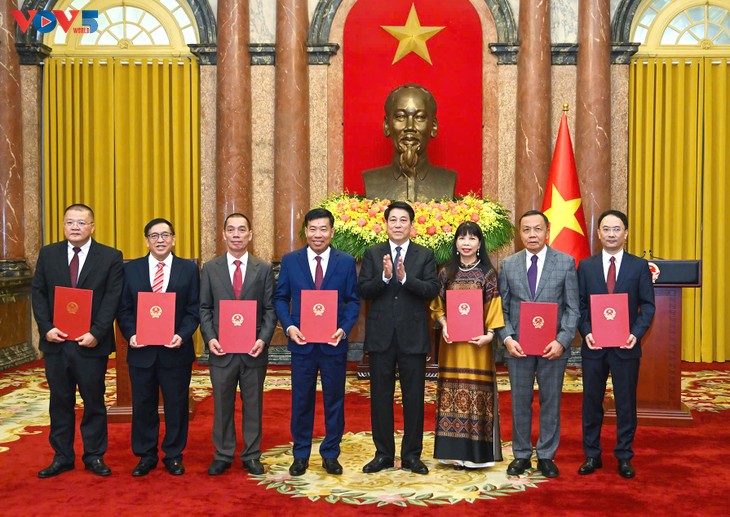 State President urges newly-appointed diplomats to promote Vietnam, foster cooperation  - ảnh 1